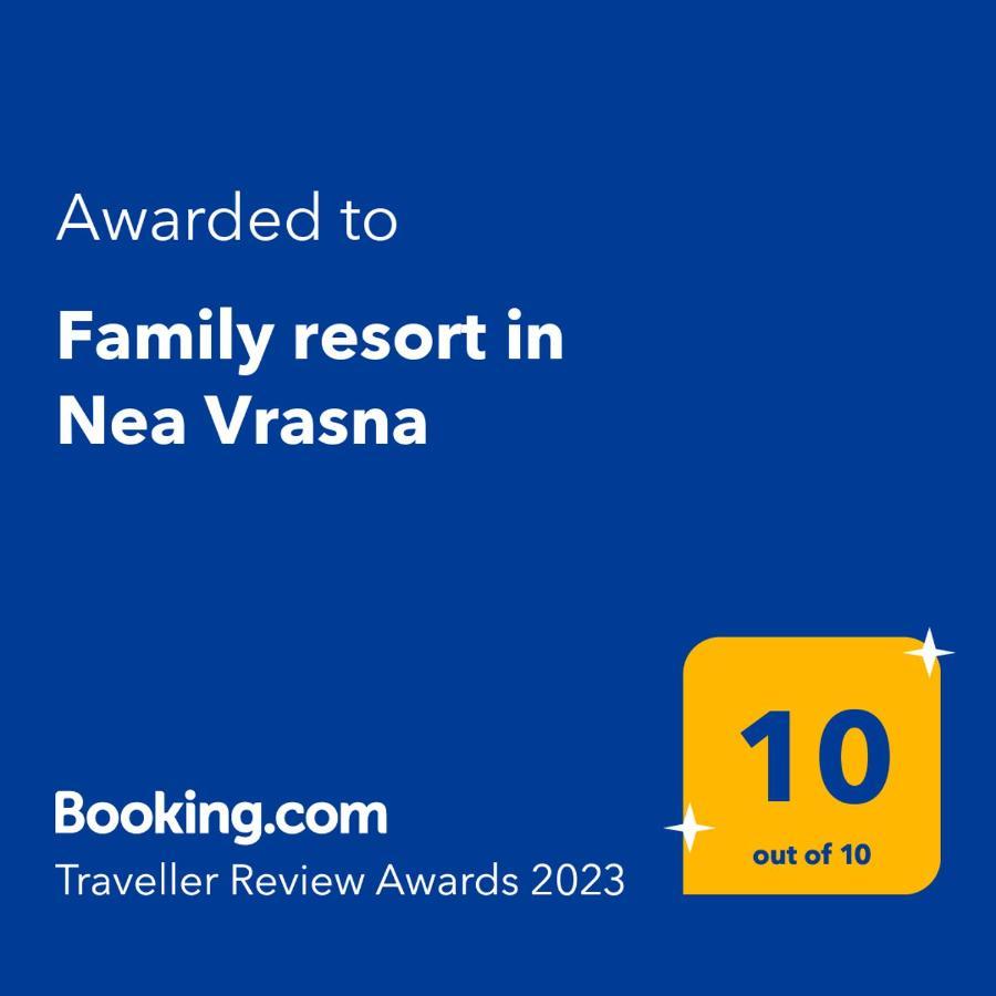 Family Resort In Nea Vrasna Bagian luar foto